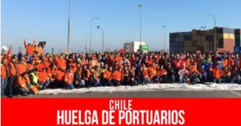 Chile: Huelga de portuarios