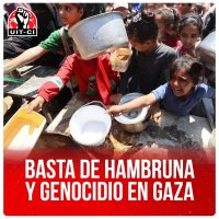 Basta de hambruna y genocidio en Gaza