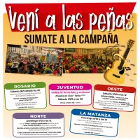 Vení a las peñas / Sumate a la campaña