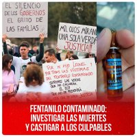Fentanilo contaminado: investigar las muertes y castigar a los culpables