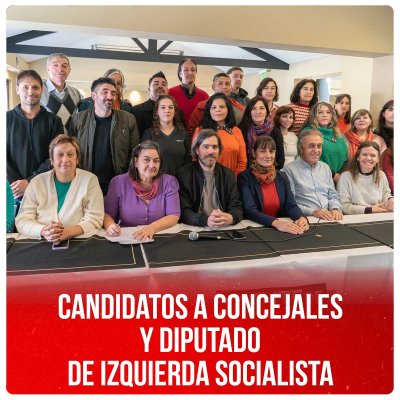 Candidatos a concejales y diputado de Izquierda Socialista