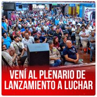 Vení al Plenario de lanzamiento de A Luchar