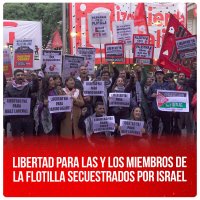 Libertad para las y los miembros de la Flotilla secuestrados por Israel