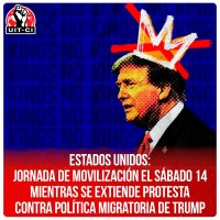 Estados Unidos: Jornada de movilización el sábado 14 mientras se extiende protesta contra política migratoria de Trump