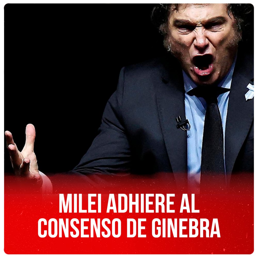 Milei adhiere al Consenso de Ginebra