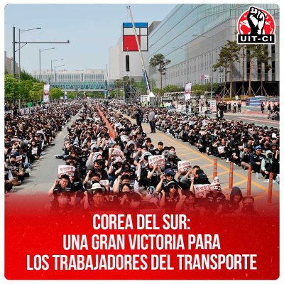 Corea del Sur: Una gran victoria para los trabajadores del transporte