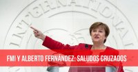 FMI y Alberto Fernández: saludos cruzados