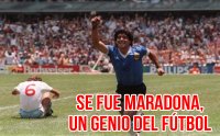 Se fue Maradona, un genio del fútbol
