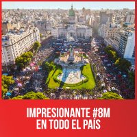 Impresionante #8M en todo el país