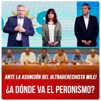Ante la asunción del ultraderechista Milei / ¿A dónde va el peronismo?