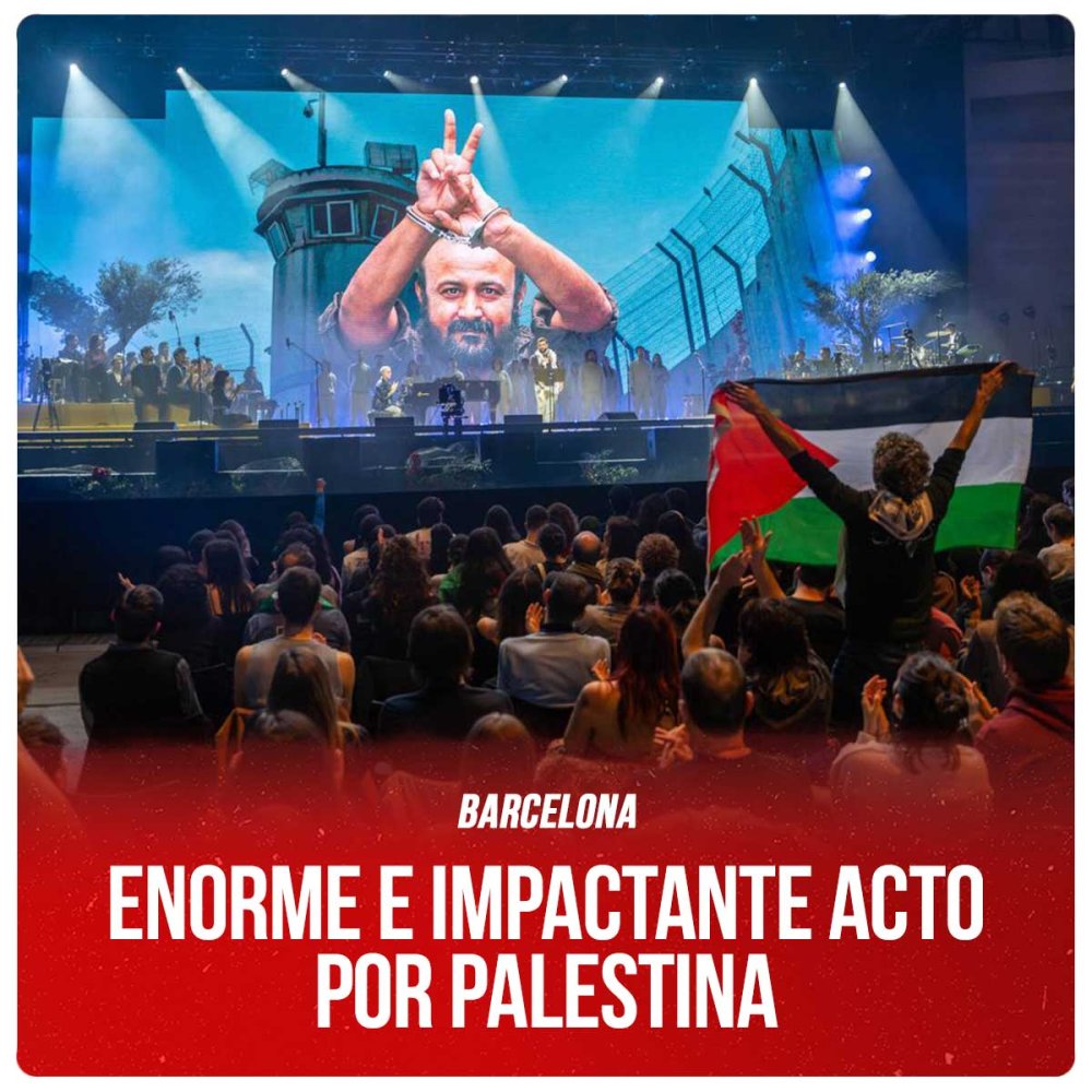 Barcelona / Enorme e impactante acto por Palestina