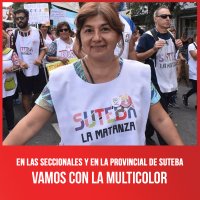 En las seccionales y en la provincial de Suteba / Vamos con la Multicolor