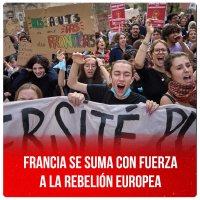 Francia se suma con fuerza a la rebelión europea