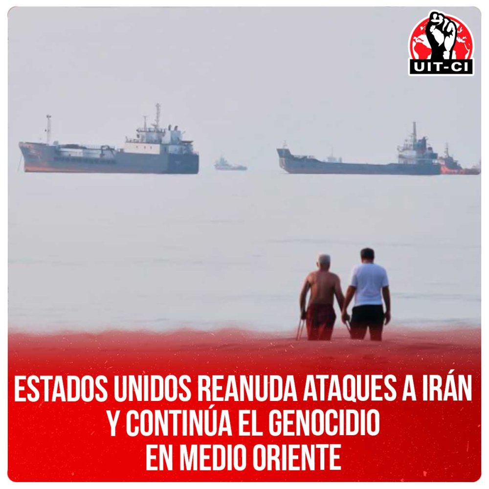 Estados Unidos reanuda ataques a Irán y continúa el genocidio en Medio Oriente