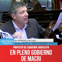 Proyecto de Izquierda Socialista / En pleno gobierno de Macri