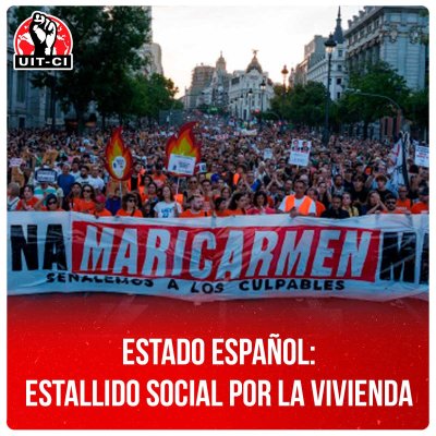 Estado Español: Estallido social por la vivienda