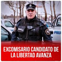 Excomisario candidato de La Libertad Avanza