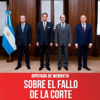 Diputada De Mendieta / Sobre el fallo de la Corte