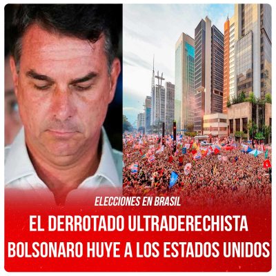 Elecciones en Brasil / El derrotado ultraderechista Bolsonaro huye a los Estados Unidos