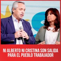 Ni Alberto ni Cristina son salida para el pueblo trabajador