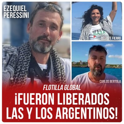 Flotilla Global ¡Fueron liberados las y los argentinos!