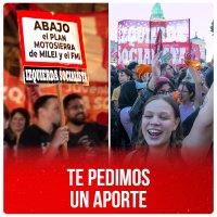 Te pedimos un aporte