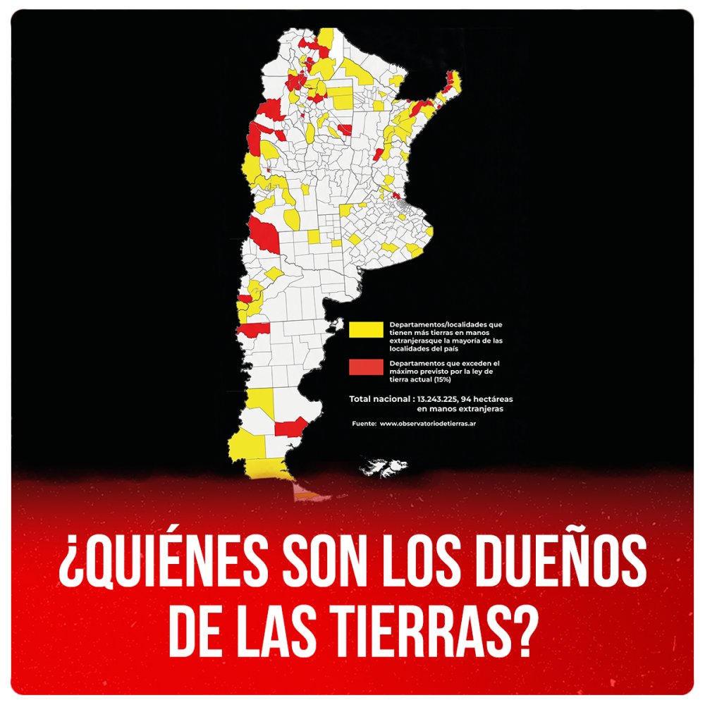 ¿Quiénes son los dueños de las tierras?