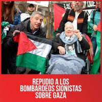 Repudio a los bombardeos sionistas sobre Gaza