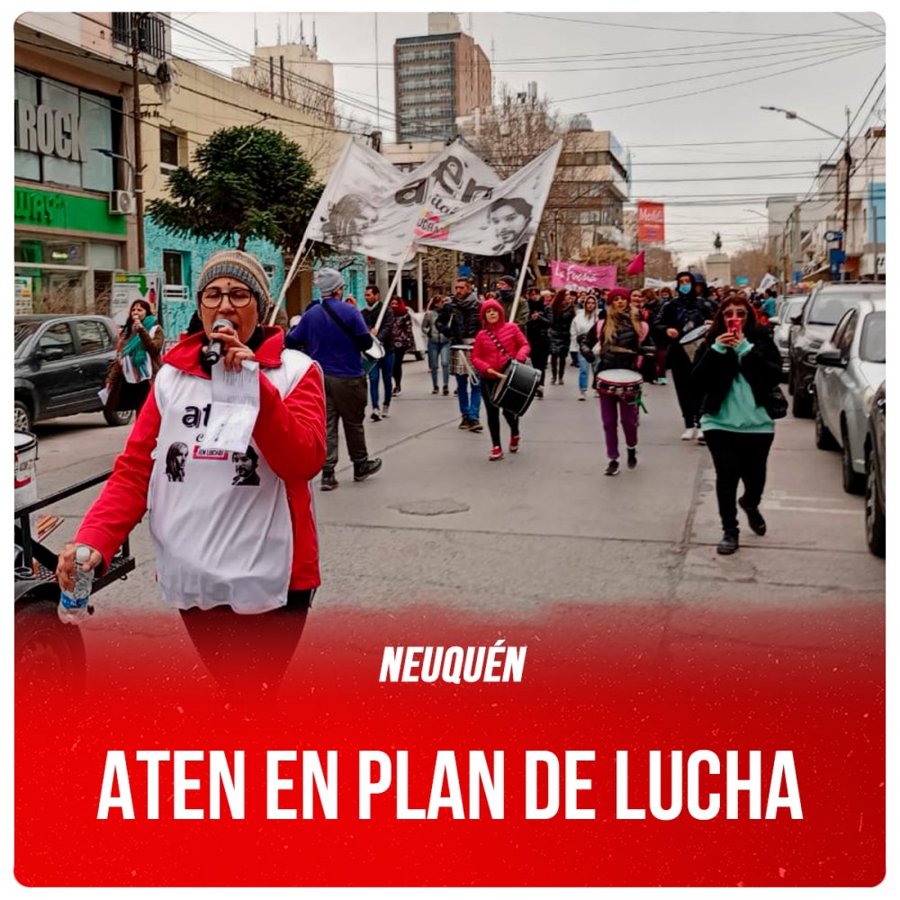 Neuquén / ATEN en plan de lucha