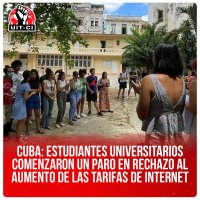 Cuba: Estudiantes universitarios comenzaron un paro en rechazo al aumento de las tarifas de Internet
