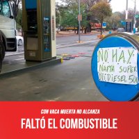 Con Vaca Muerta no alcanza / Faltó el combustible