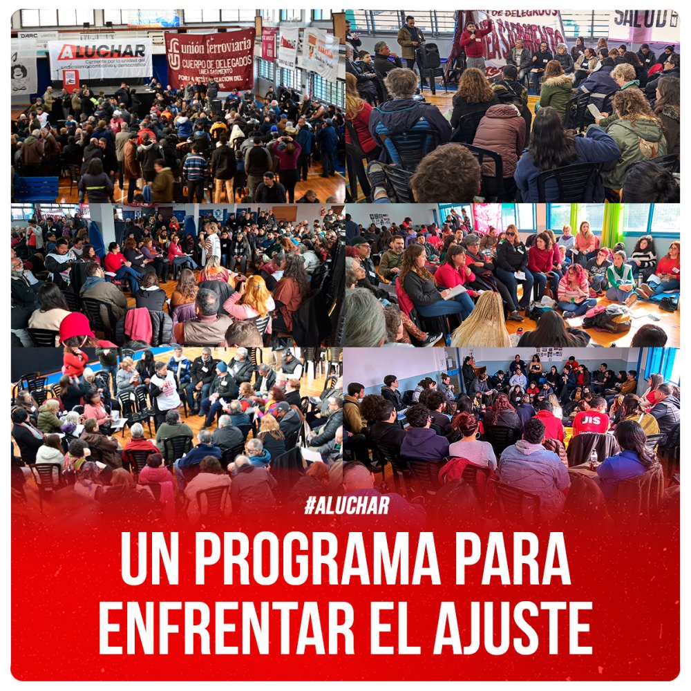 #ALuchar / Un programa para enfrentar el ajuste