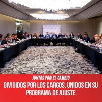 Juntos por el Cambio / Divididos por los cargos, unidos en su programa de ajuste