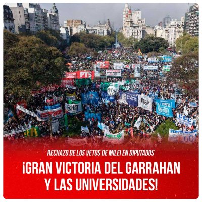 Rechazo de los vetos de Milei en Diputados / ¡Gran victoria del Garrahan y las universidades!