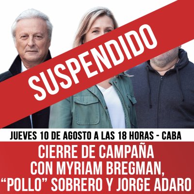 Cierre de campaña con Myriam Bregman, “Pollo” Sobrero y Jorge Adaro