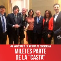 Un impuesto a la medida de Eurnekian / Milei es parte de la “casta”