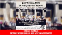 Estatales nacionales / Organicemos el rechazo a un acuerdo vergonzoso