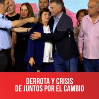 Derrota y crisis de Juntos por el Cambio