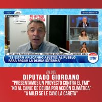 Giordano en Diputados TV