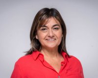 Diputada Mónica Schlotthauer y Nicolás Del Caño en Junín