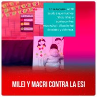 Milei y Macri contra la ESI