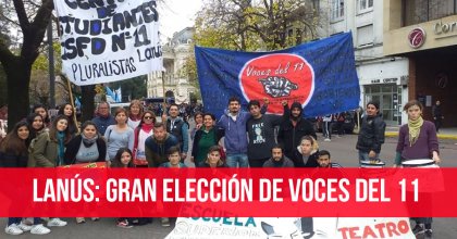 Lanús: gran elección de Voces del 11