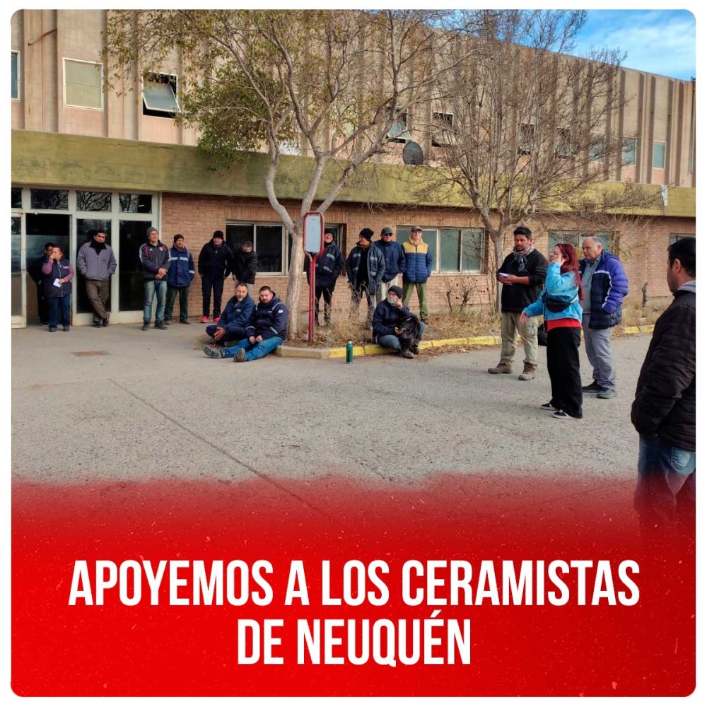Apoyemos a los ceramistas de Neuquén