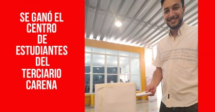 Mina Clavero, Córdoba: Se ganó el Centro de Estudiantes del Terciario Carena