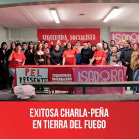 Exitosa charla-peña en Tierra del Fuego