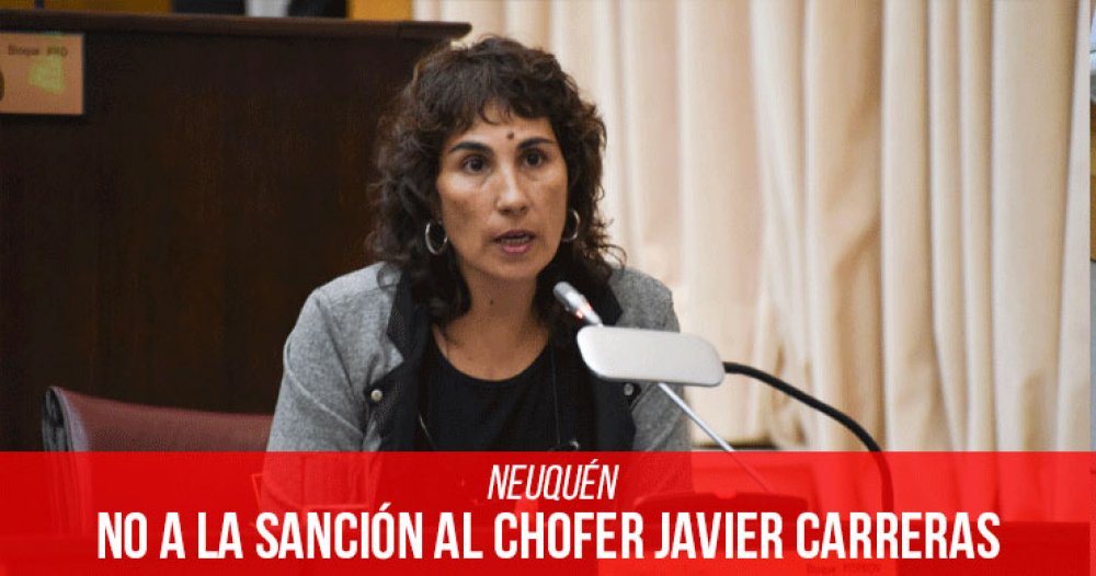 Neuquén: No a la sanción al chofer Javier Carreras