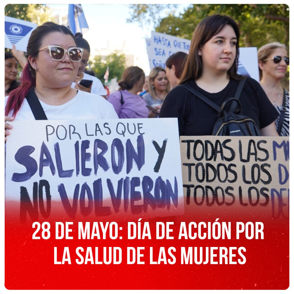 28 de mayo: día de acción por la salud de las mujeres
