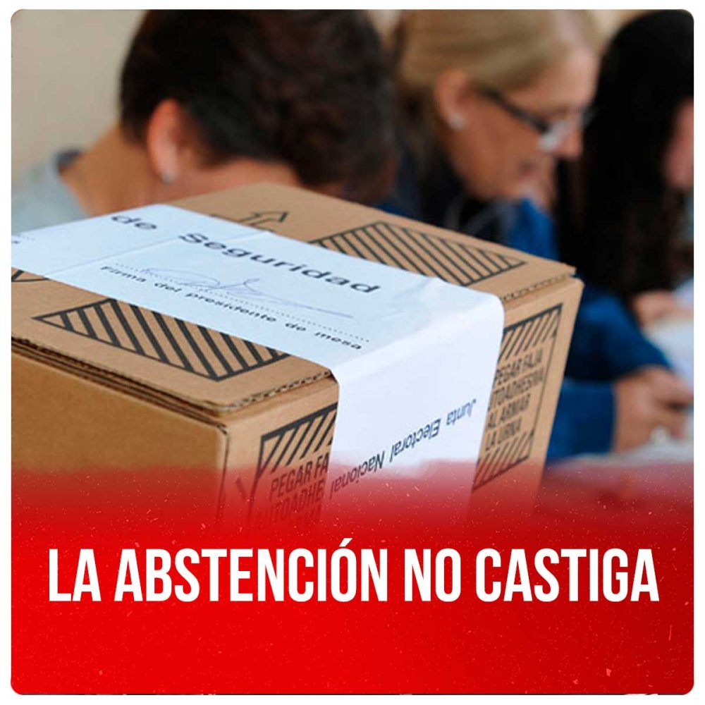 La abstención no castiga