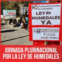 Jornada Plurinacional por la Ley de Humedales