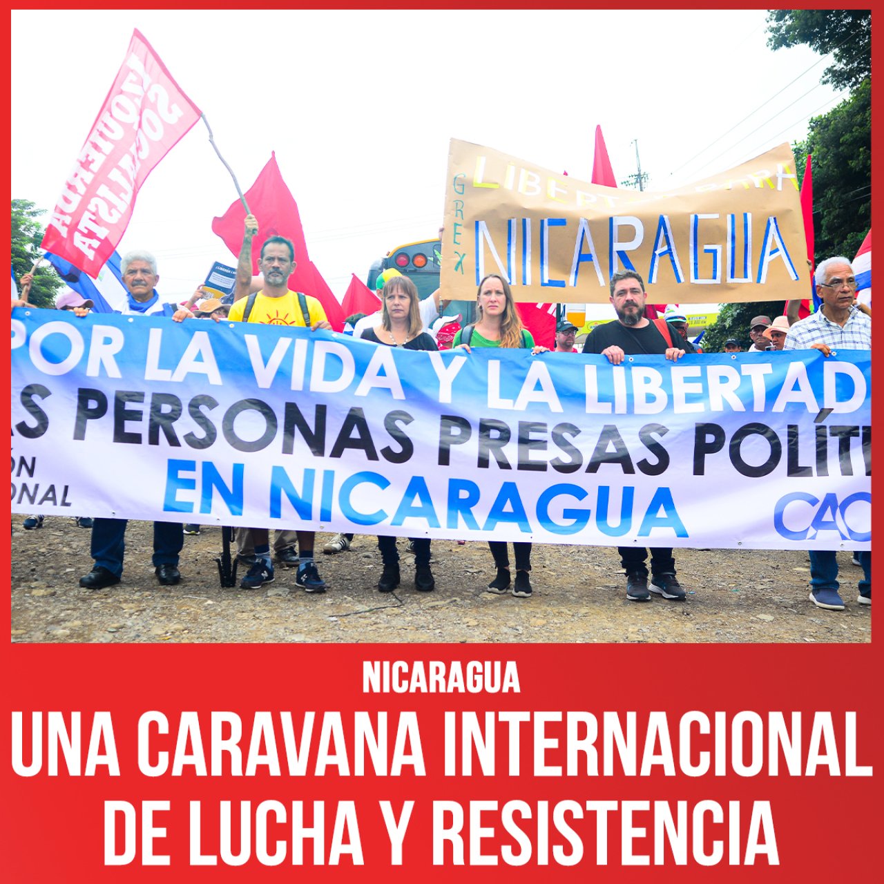 Nicaragua Una caravana internacional de lucha y resistencia